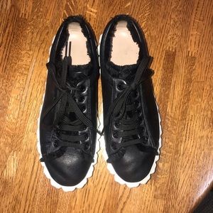 Black funky sneakers